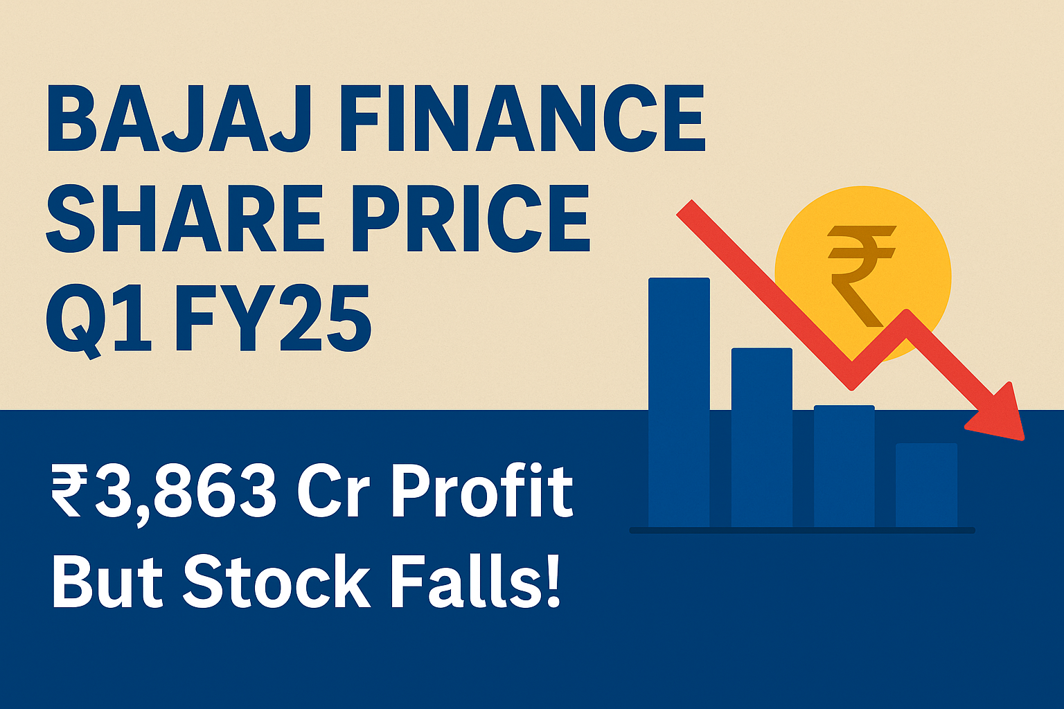 Bajaj Finance Share Price Q1 FY25 Results – Net Profit Growth vs Stock Fall

