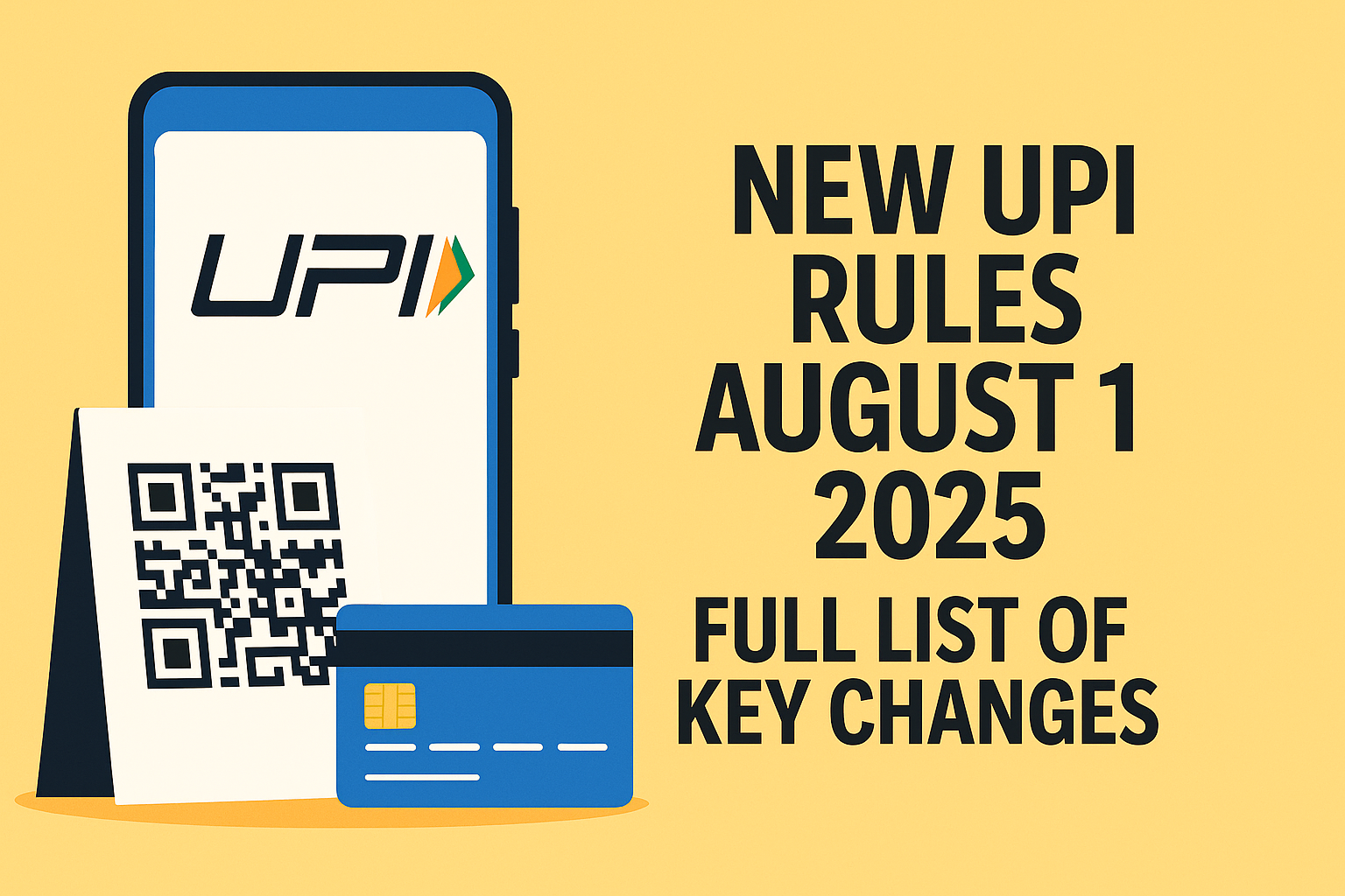 New UPI Rules August 1 2025 – Key Changes for Indian Users