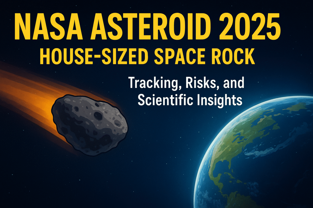 NASA Asteroid 2025 – House-sized space rock approaching Earth, tracked by NASA