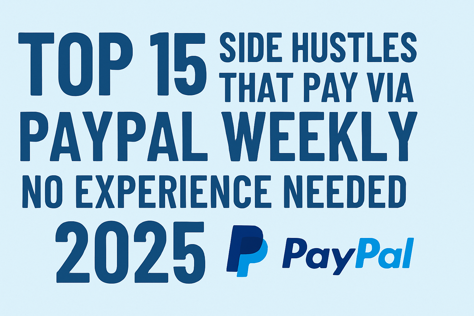 Ultimate 2025 Guide: 15 High-Paying Side Hustles That Pay via PayPal Weekly


