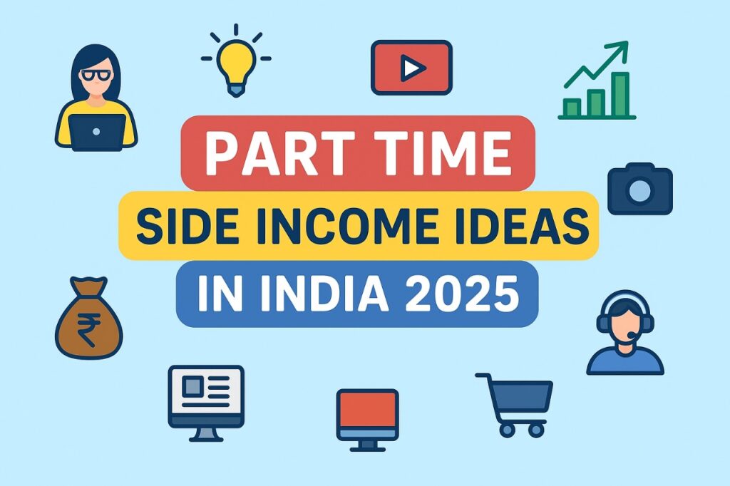 Part Time Side Income Ideas in India 2025 – Best Ways to Earn Extra Money
