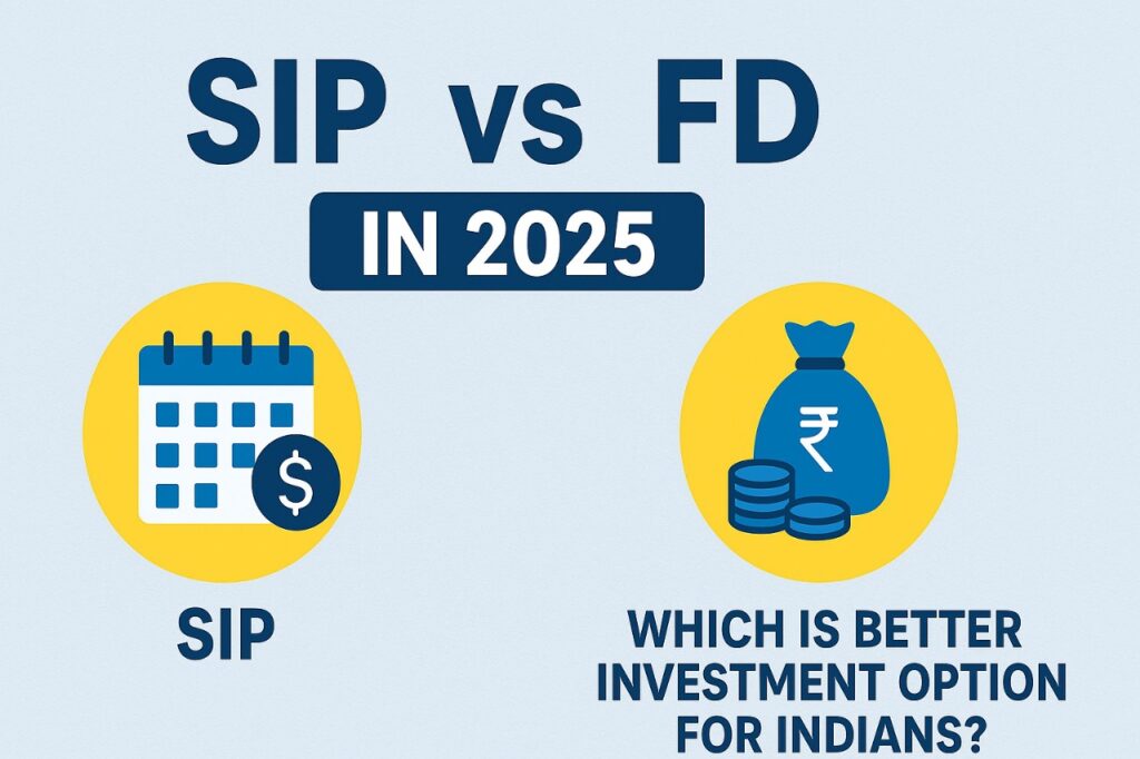 SIP vs FD in 2025 – Which is Better investment option for Indians